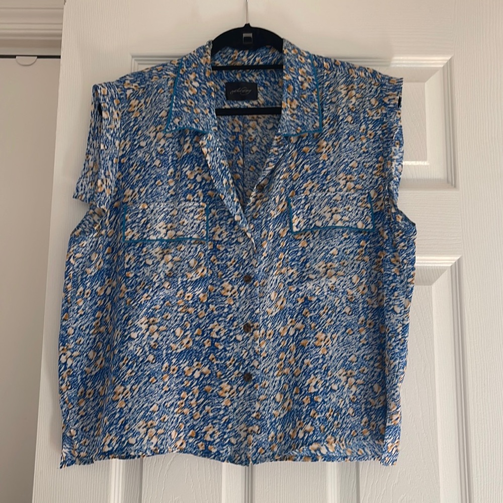 Rachel Comey silk top size 8 (fits closer to 10)